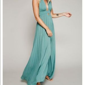 Free People look into the sun maxi dress in Holly